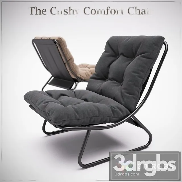 The Cushy  Comfort Chair 3D Model Free