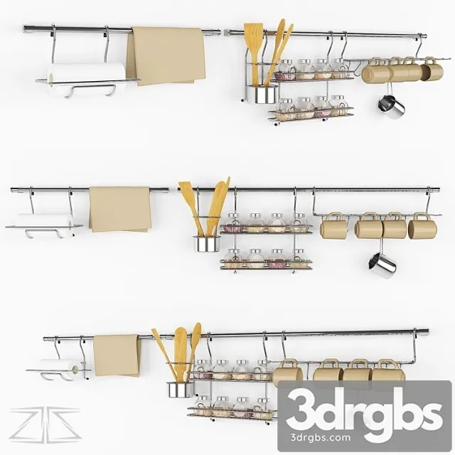 The decor in the kitchen 3D Model Free