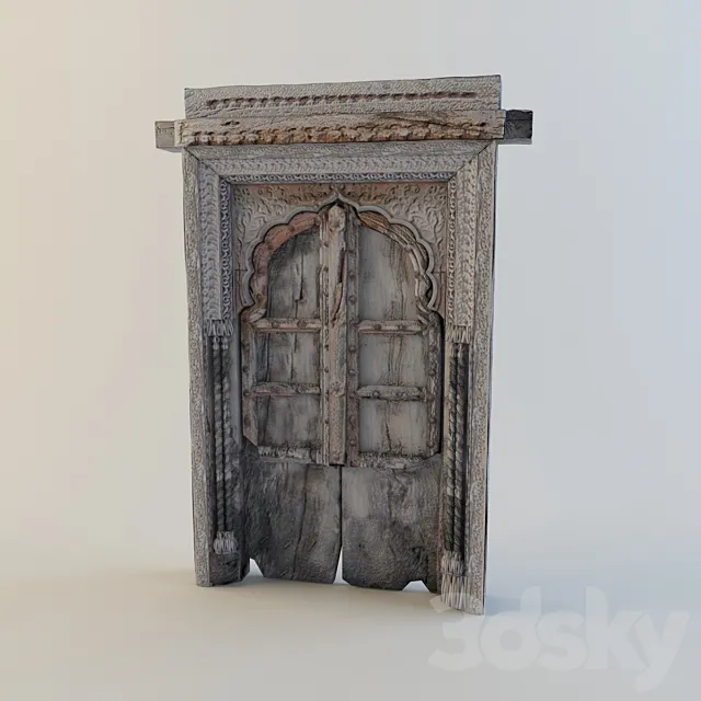 The door is very old 3D Model