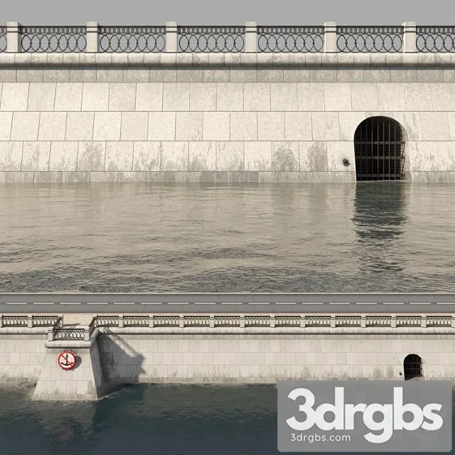 The embankment 3D Model Free