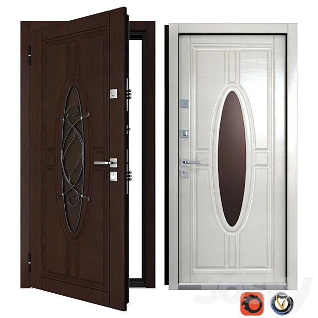 The entrance metal door Coliseum (Your Frame) Free Download
