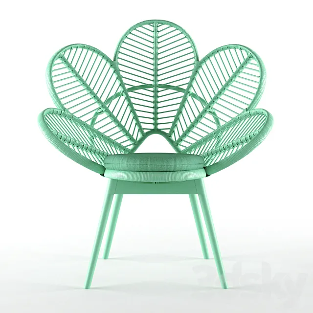 The Family Love Tree Love Chair Mint 3DModel