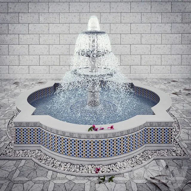 The Fountain of Bakhchisarai 3DModel