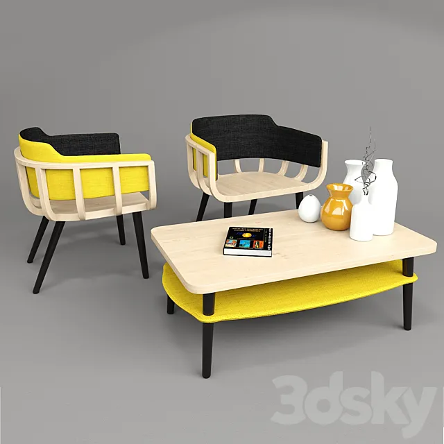 The Frame armchair 3DModel