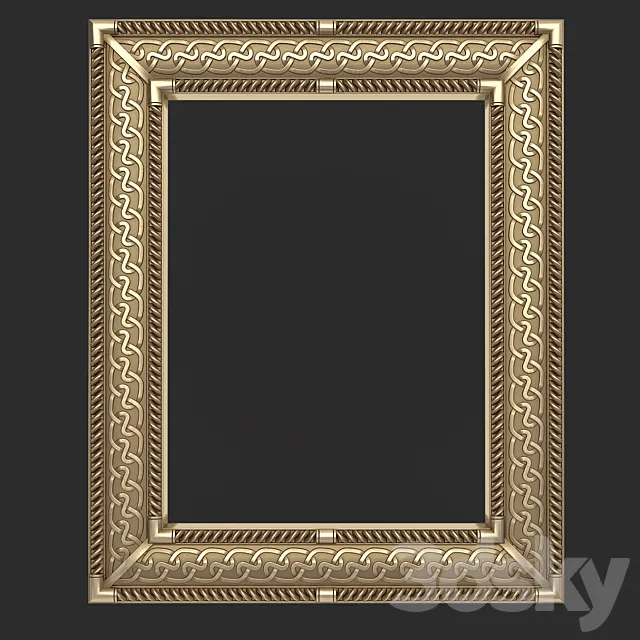 The frame for the mirror 3D Model