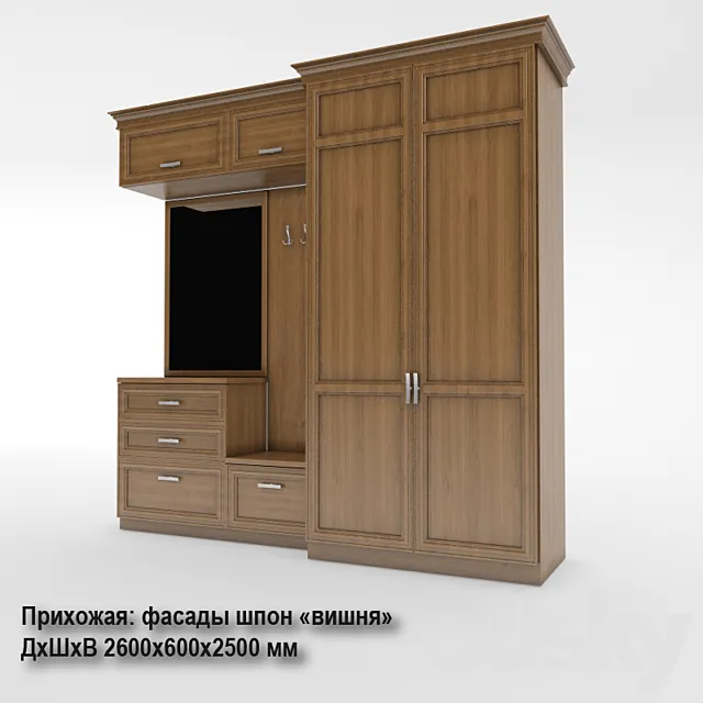 The furniture in the hallway 3DModel