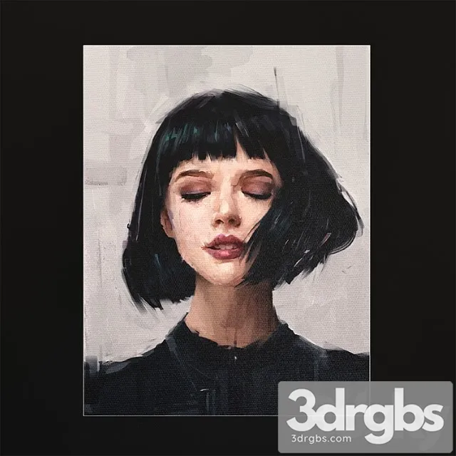 The girl with the quads 3D Model Free