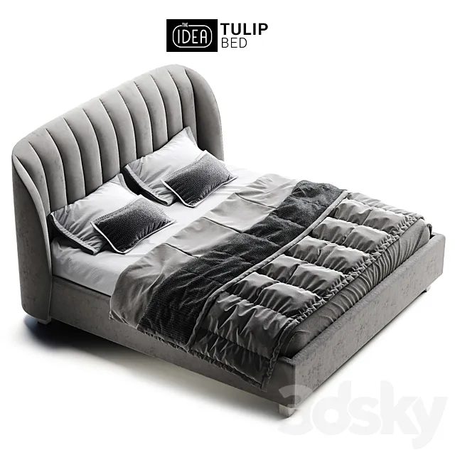 The IDEA Bed Tulip 2000 3D Model