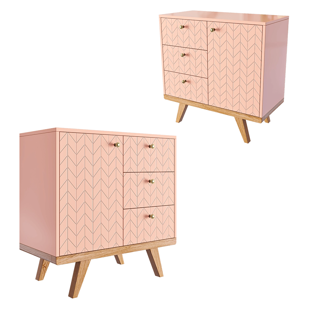 The IDEA - Mini chest of drawers THIMON 3D Model