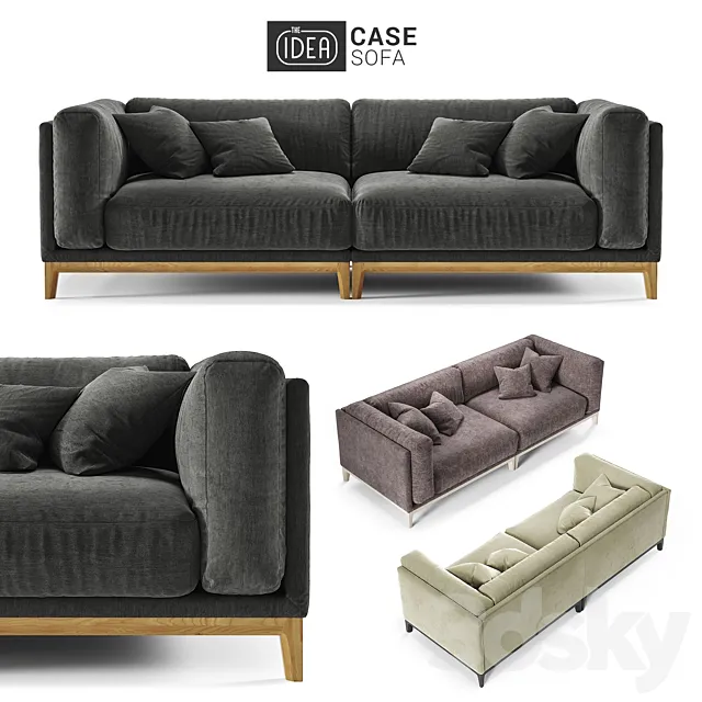 The IDEA Modular Sofa CASE (art 901-902) 3D Model