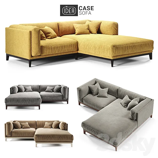 The IDEA Modular Sofa CASE (art 901-912) 3D Model
