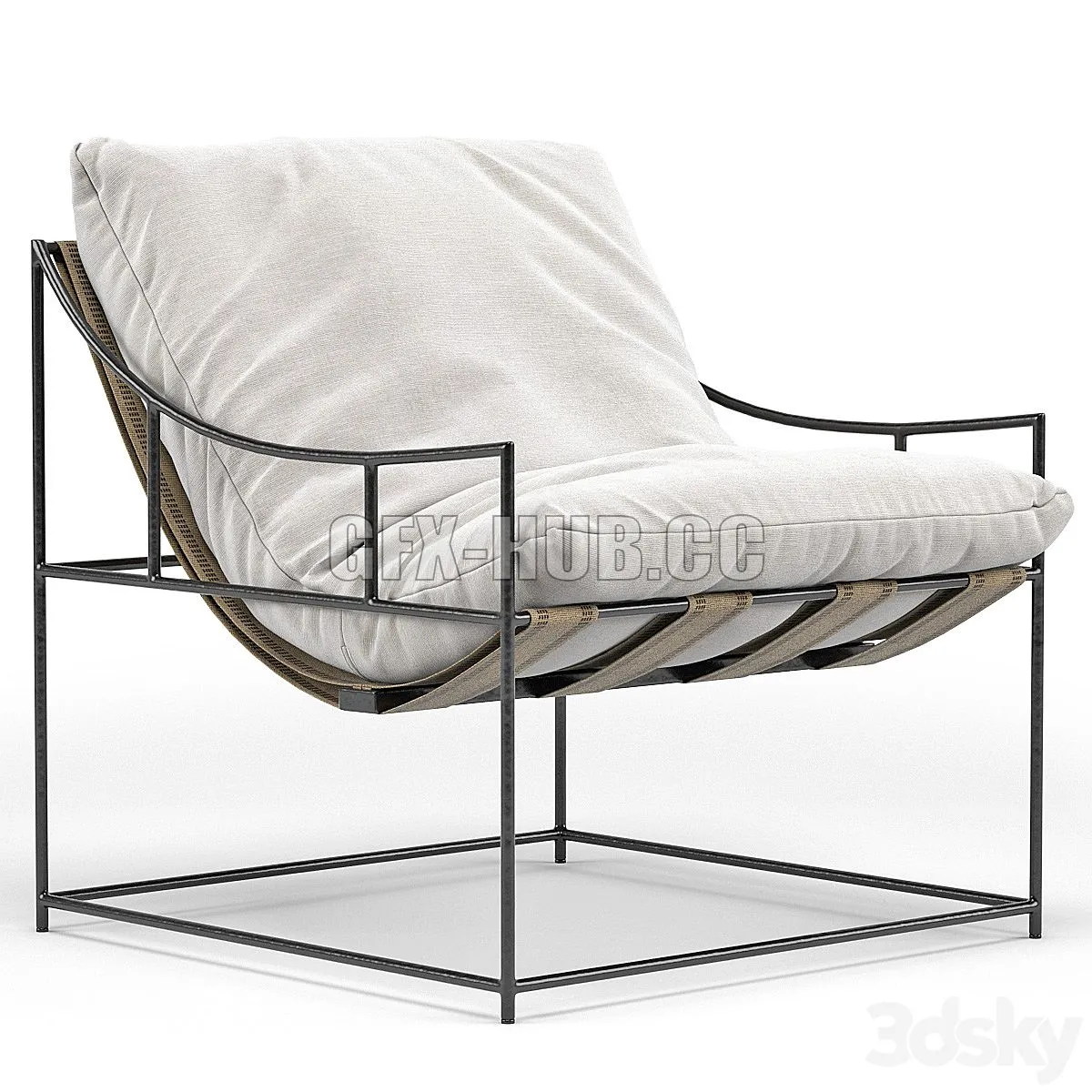 The Initiator Accent Chair by Whom 3D Model