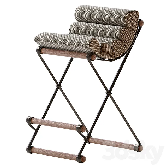 The Iron and Rolled Stool 3DModel