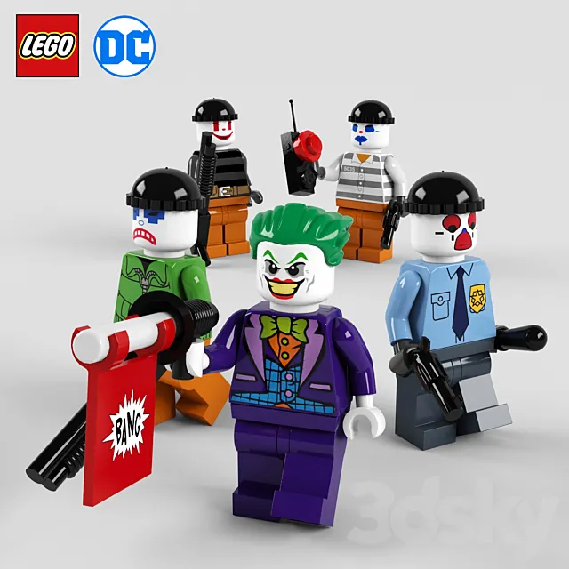 The Joker Team 3D Model