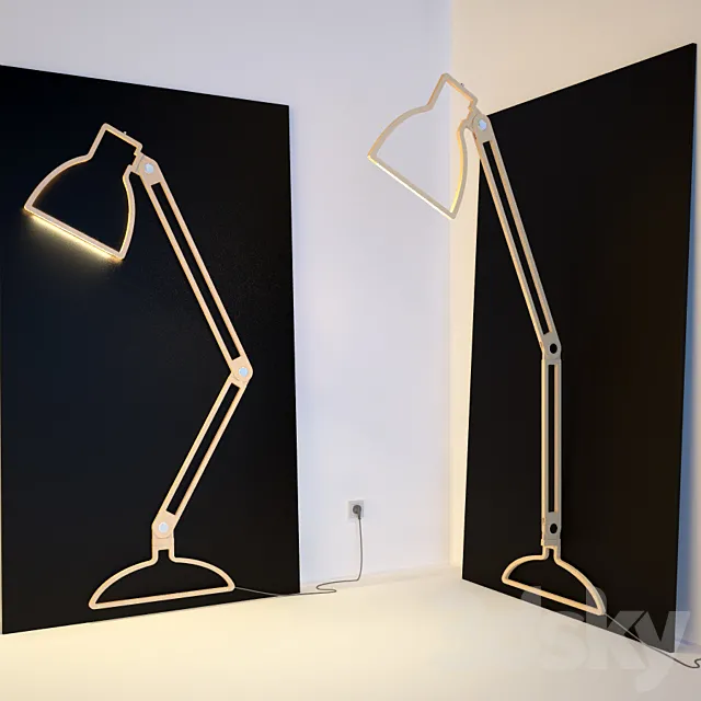The July Floor Lamp 3DModel