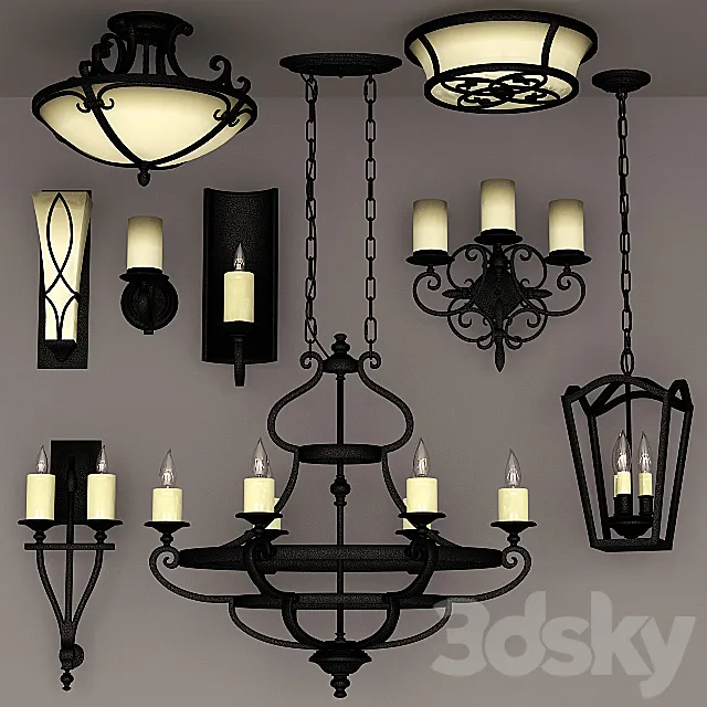 The King's Table Collection from Feiss 3DModel