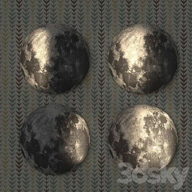 The lamp nightlight the moon (moon in my room) 3DModel