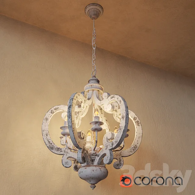 The lamp on the suspension ARTEVALUCE 3DModel