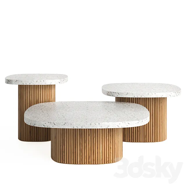 The Loom Collection's Gion coffee tables 3DModel
