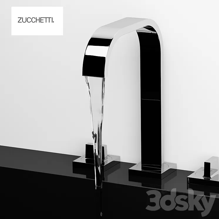 The mixer Zucchetti AGUABLU - ZA5416 3D Model
