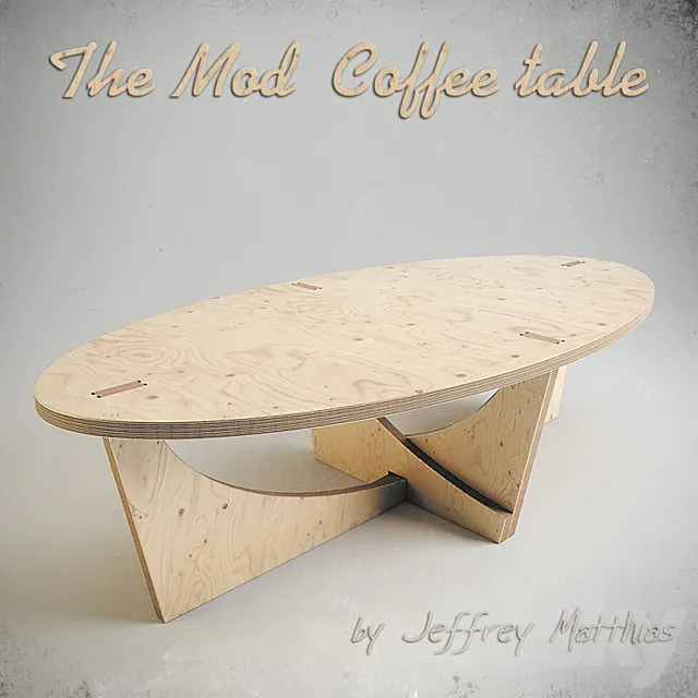 The Mod Coffee table 3D Model