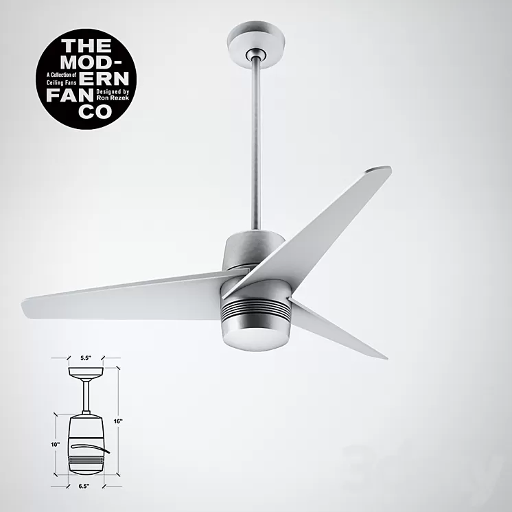 The Modern Fan - Velo 3D Model