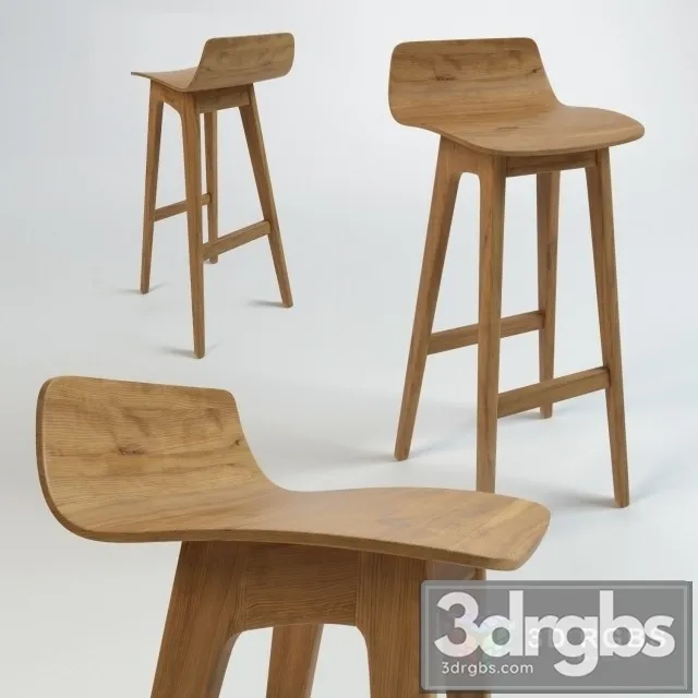 The Morph Bar Stool 3D Model Free