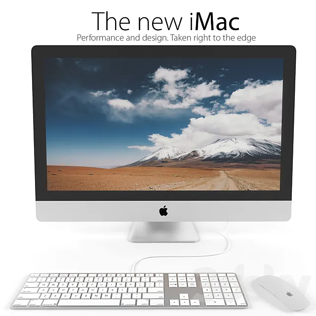 The new iMac 3D Model