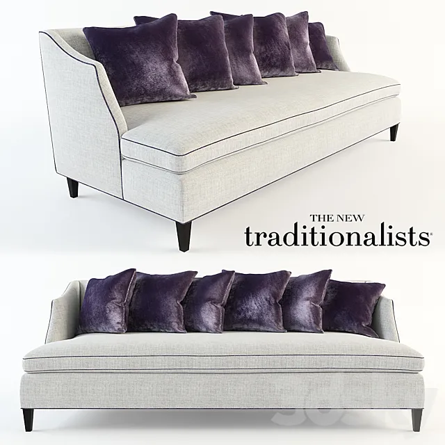 The new traditionalists - Sofa No. 224 3DModel