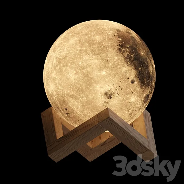 The original moon lamp 3D Model