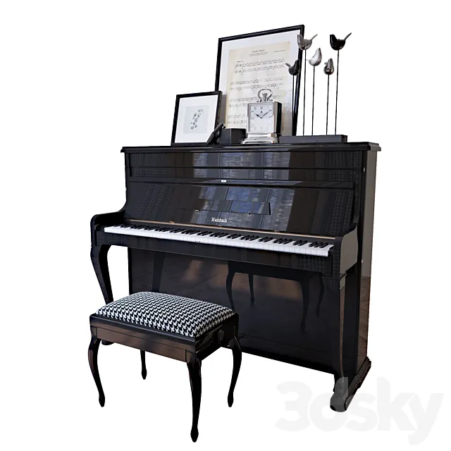 The piano "Weinbach 3DModel