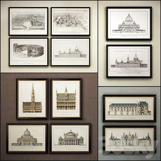 The picture in the frame: 17 piece (Collection 33) Architecture Free Download