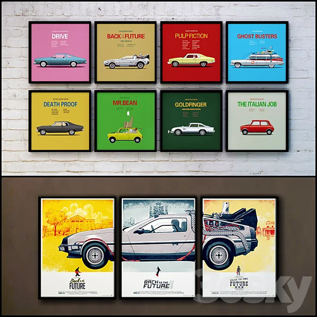 The picture in the frame: 32 pieces (86 collection) Auto theme Free Download