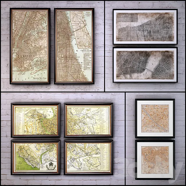 The picture in the frame: a collection 56. Map Free Download