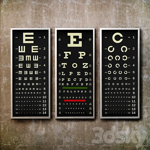 The picture in the frame. Collection 92 3DModel