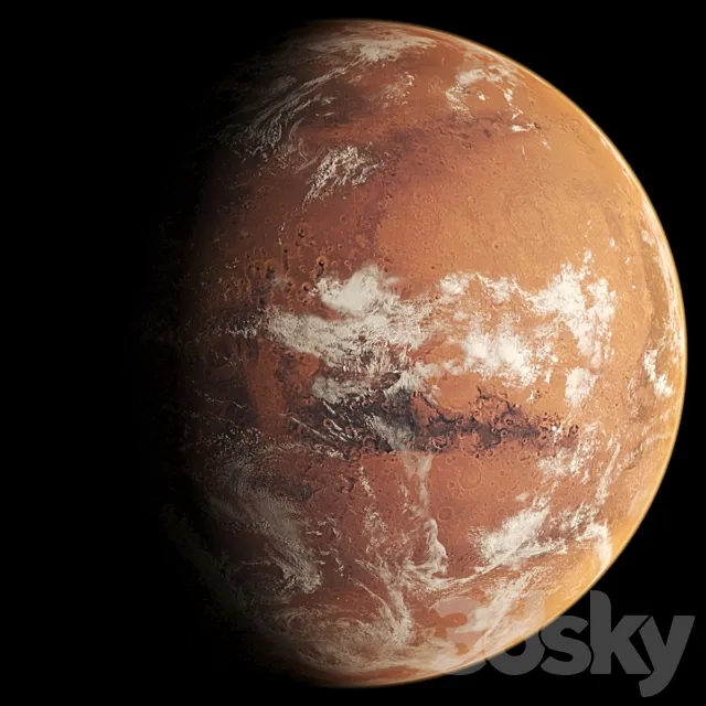 The planet Mars 3D Model