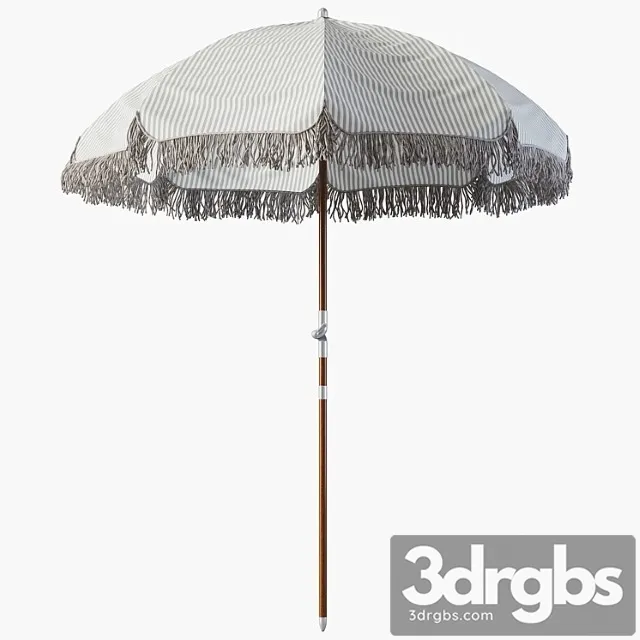 The Premium Beach Umbrella 1 3D Model Free