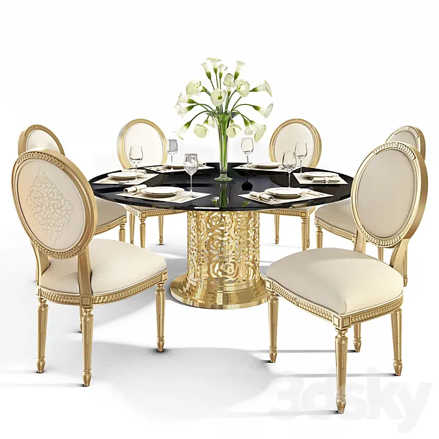 THE REGAL SIG-016-281 CHAIR 3D Model