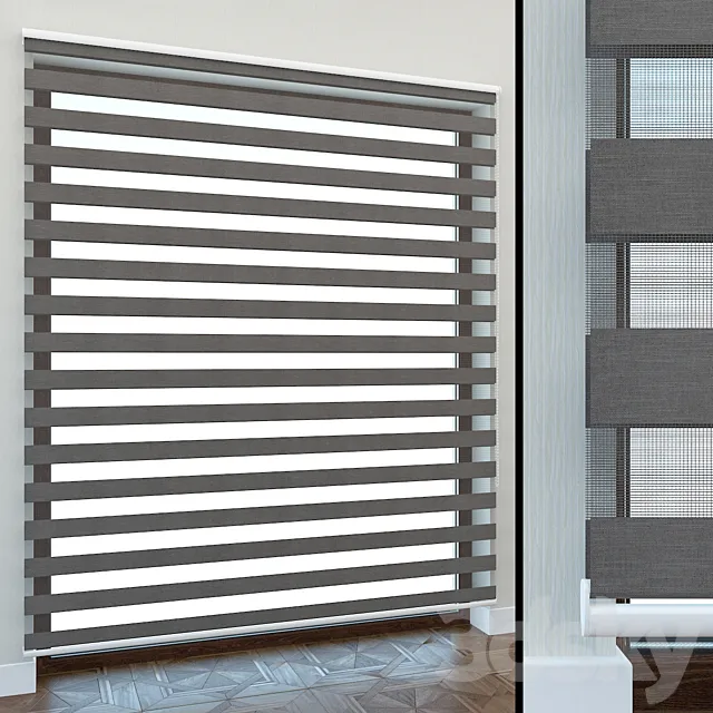 The role of curtains "Day-night" 3DModel