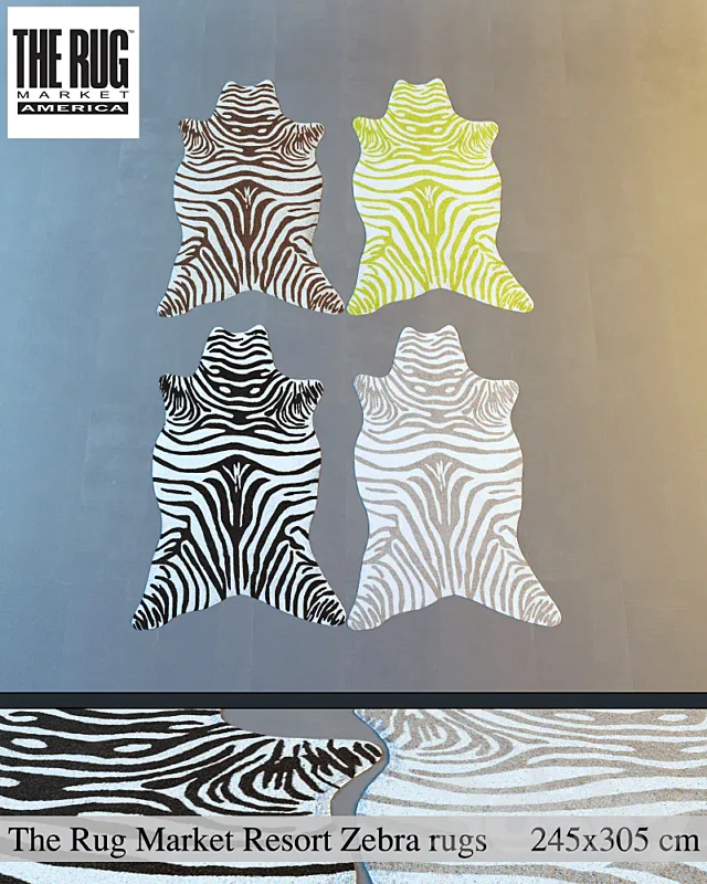The Rug Market Resort Zebra 3DModel