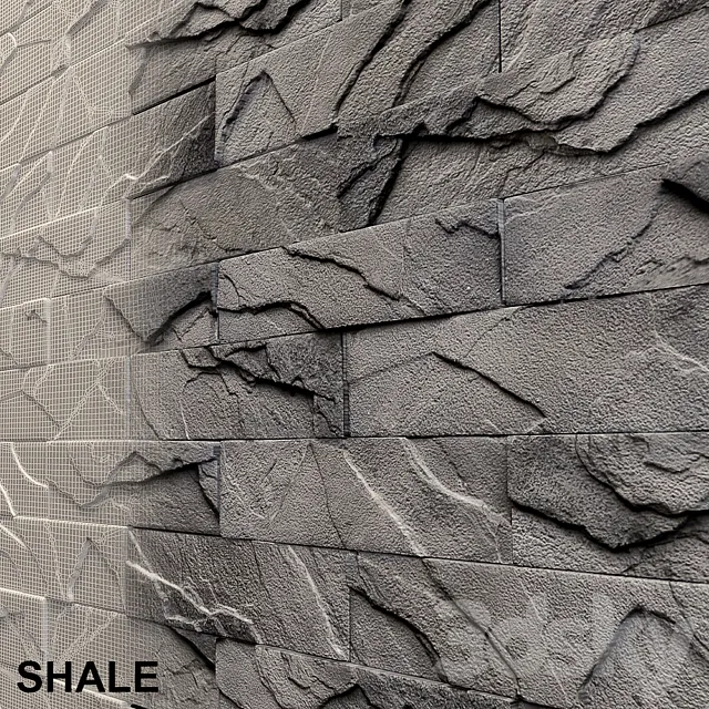 The shale Slate 3DModel