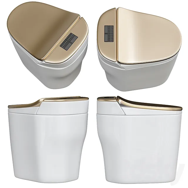The smart toilet 3DModel
