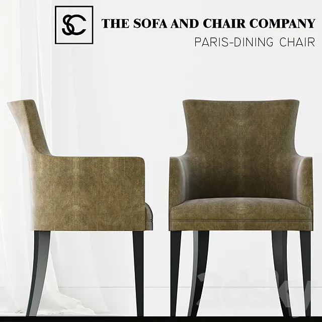 THE SOFA AND CHAIR COMPANY - PARIS CARVER 3DModel