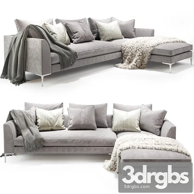 The Sofa And Chair Company Picasso Corner Sofa 1 3D Model Free