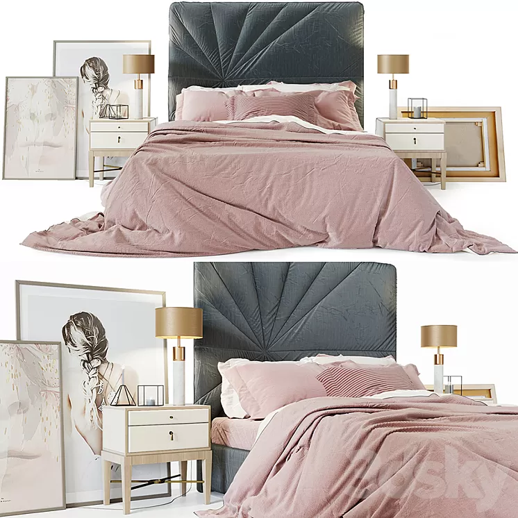 The sofa and chair company - SC bedroom furniture 3D Model