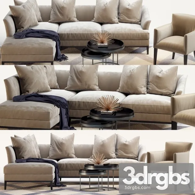 The Sofa and Chair Company Set 2 3D Model Free