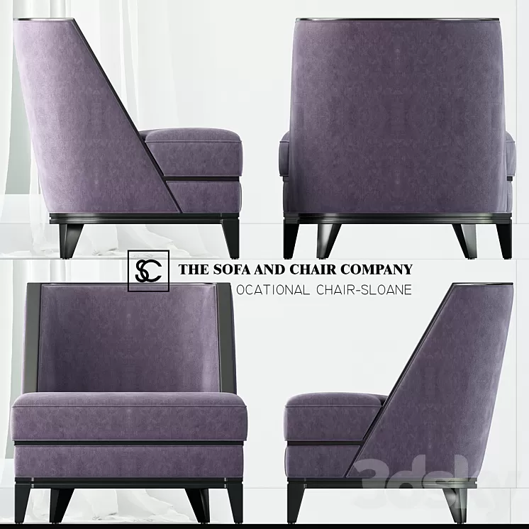 THE SOFA AND CHAIR COMPANY - SLOANE 3D Model