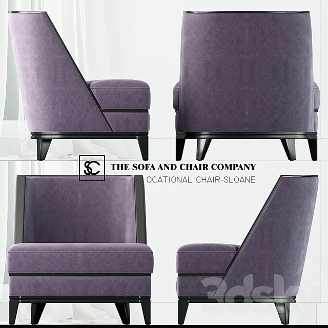 THE SOFA AND CHAIR COMPANY - SLOANE 3DModel