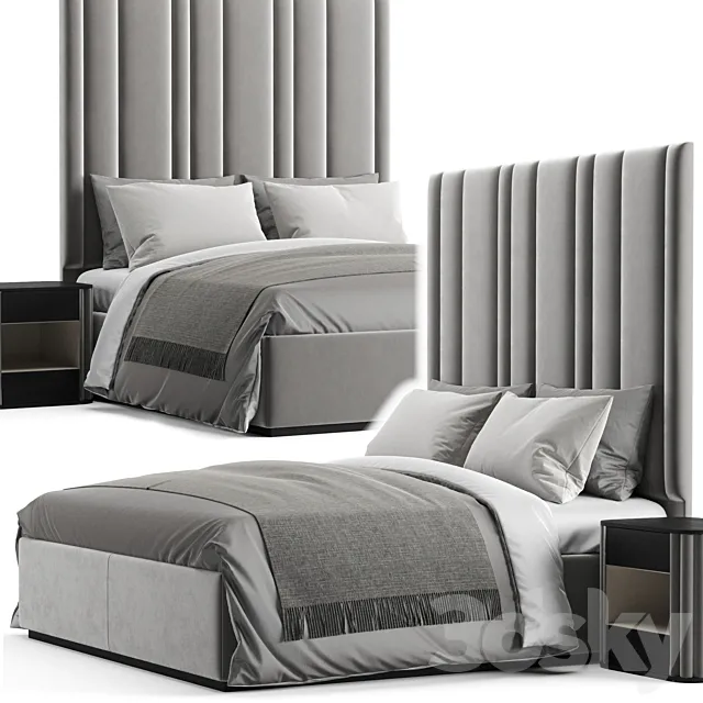 The Sofa And Chair Company Theo Bed 3D Model