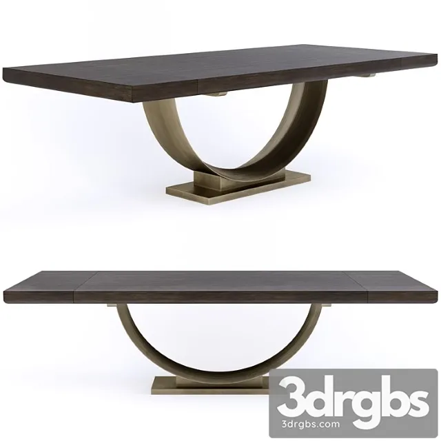 The sofa and chair company wimbledon dining table 2 3D Model Free